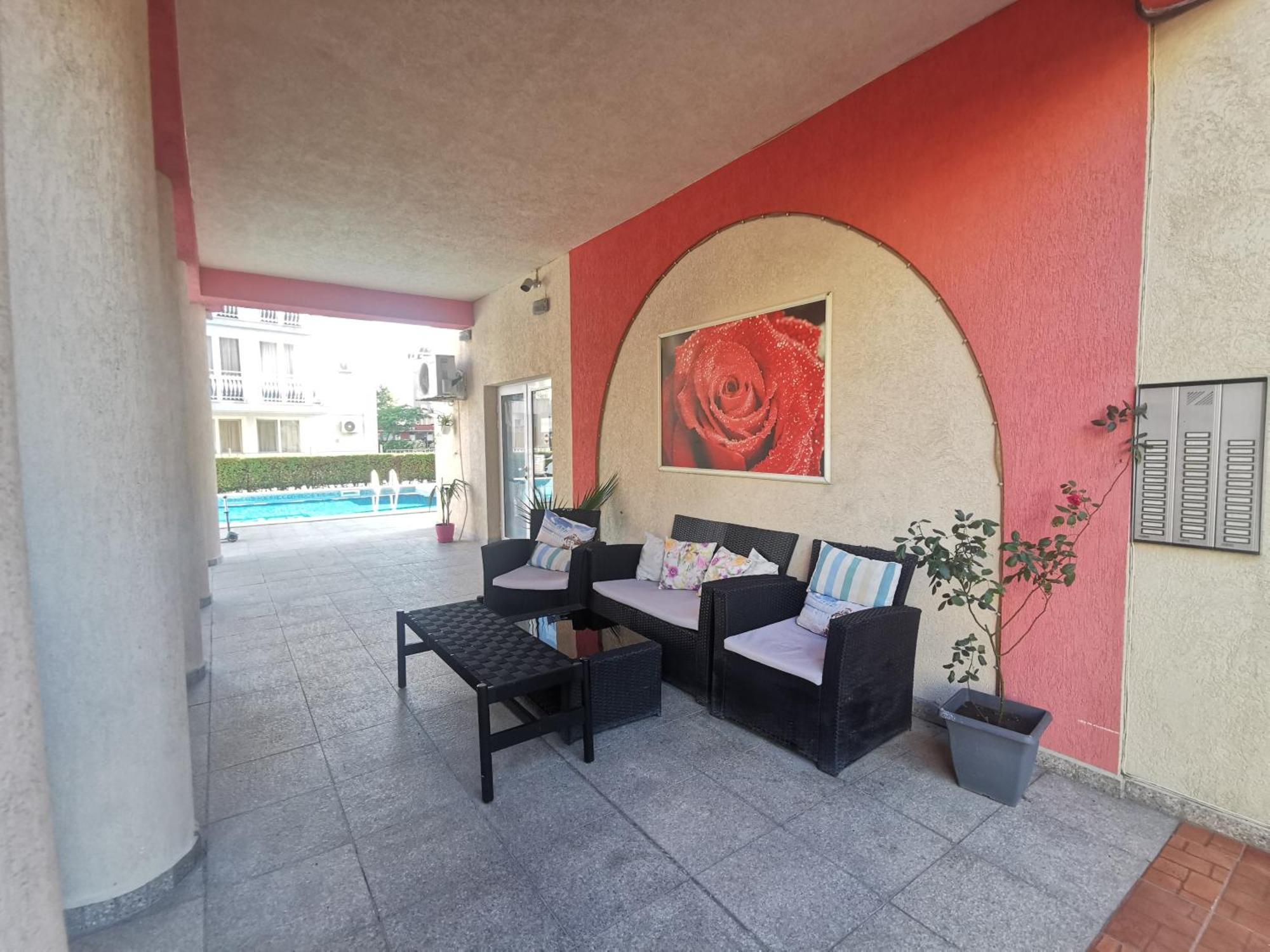 Rose Garden Omax Apartments Sunny Beach Exterior foto